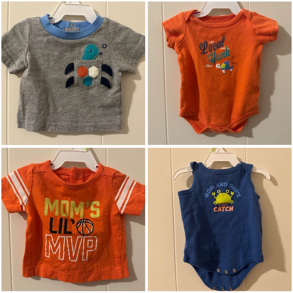 Little Wonders 4-piece baby boy clothing